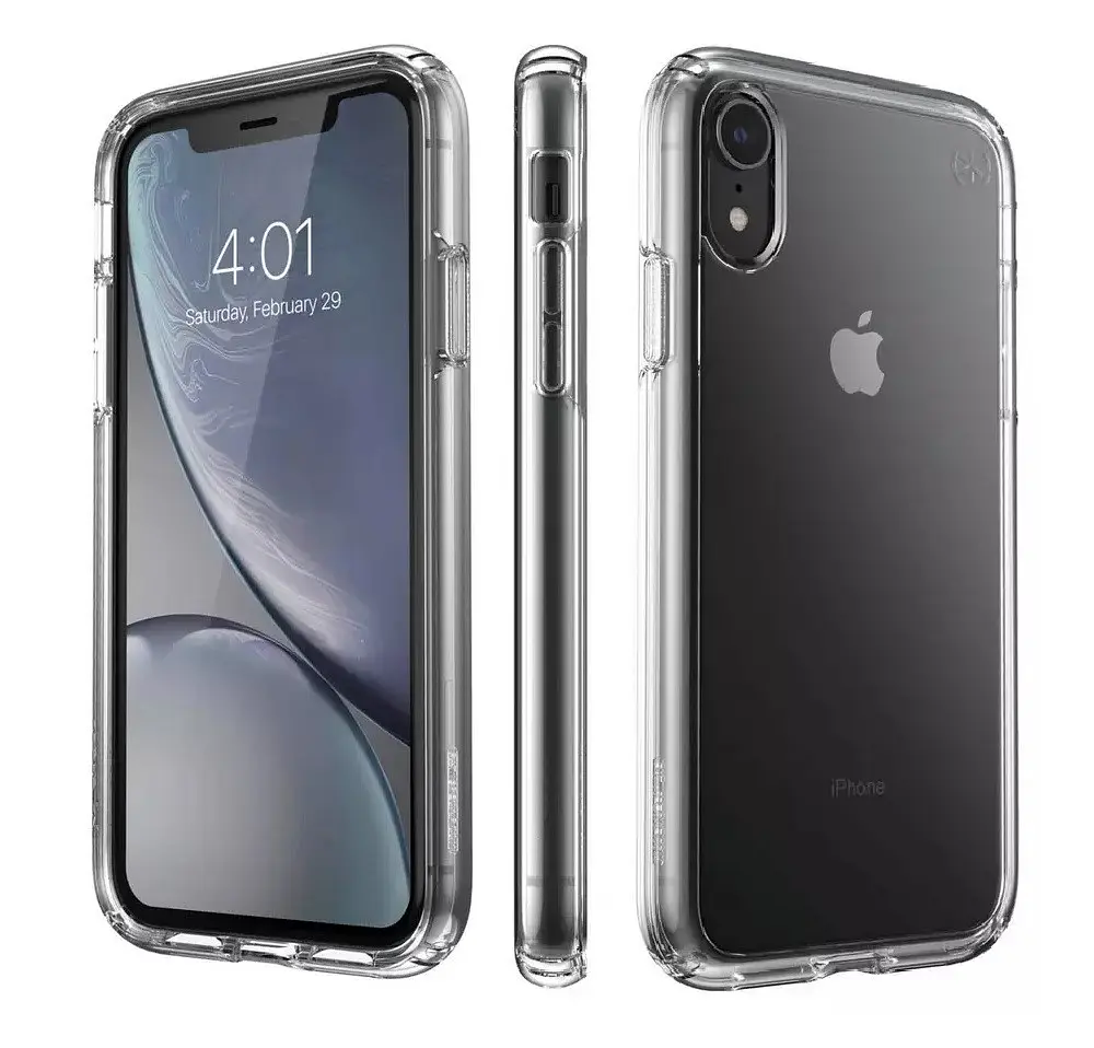 Чохол прозорий протиударний Speck Presidio Stay Clear для iPhone XR (6.1") Crystal
