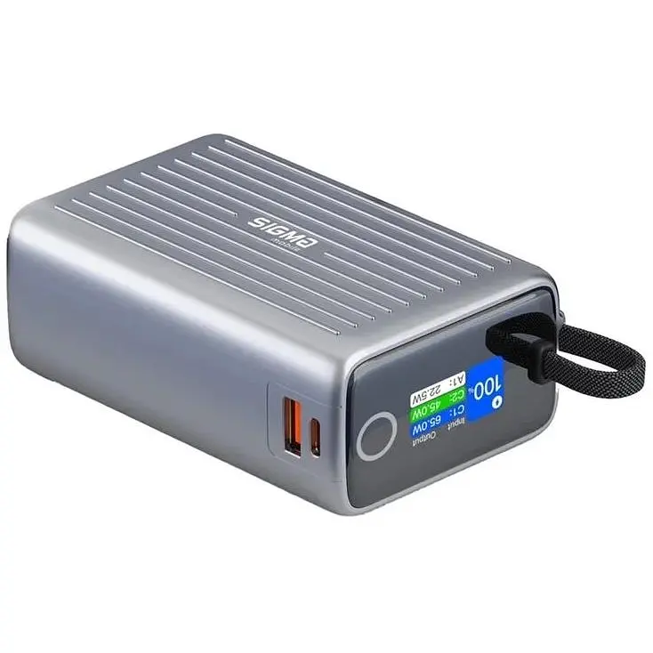Батарея універсальна Sigma X-power SI25A5QLX 25000mAh, 100W (4827798848715)