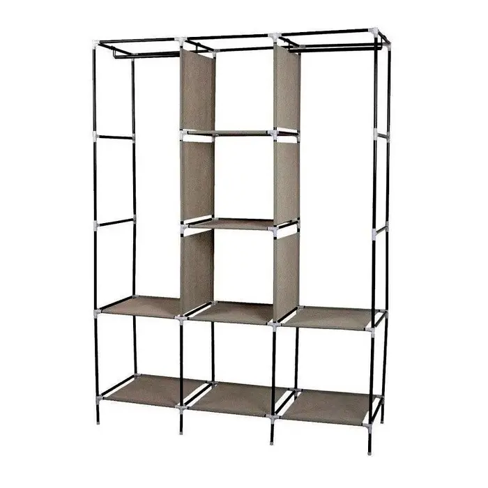 Тканинна шафа для речей YT41593, 130х45х175см, Red Wine, Box - фото 5