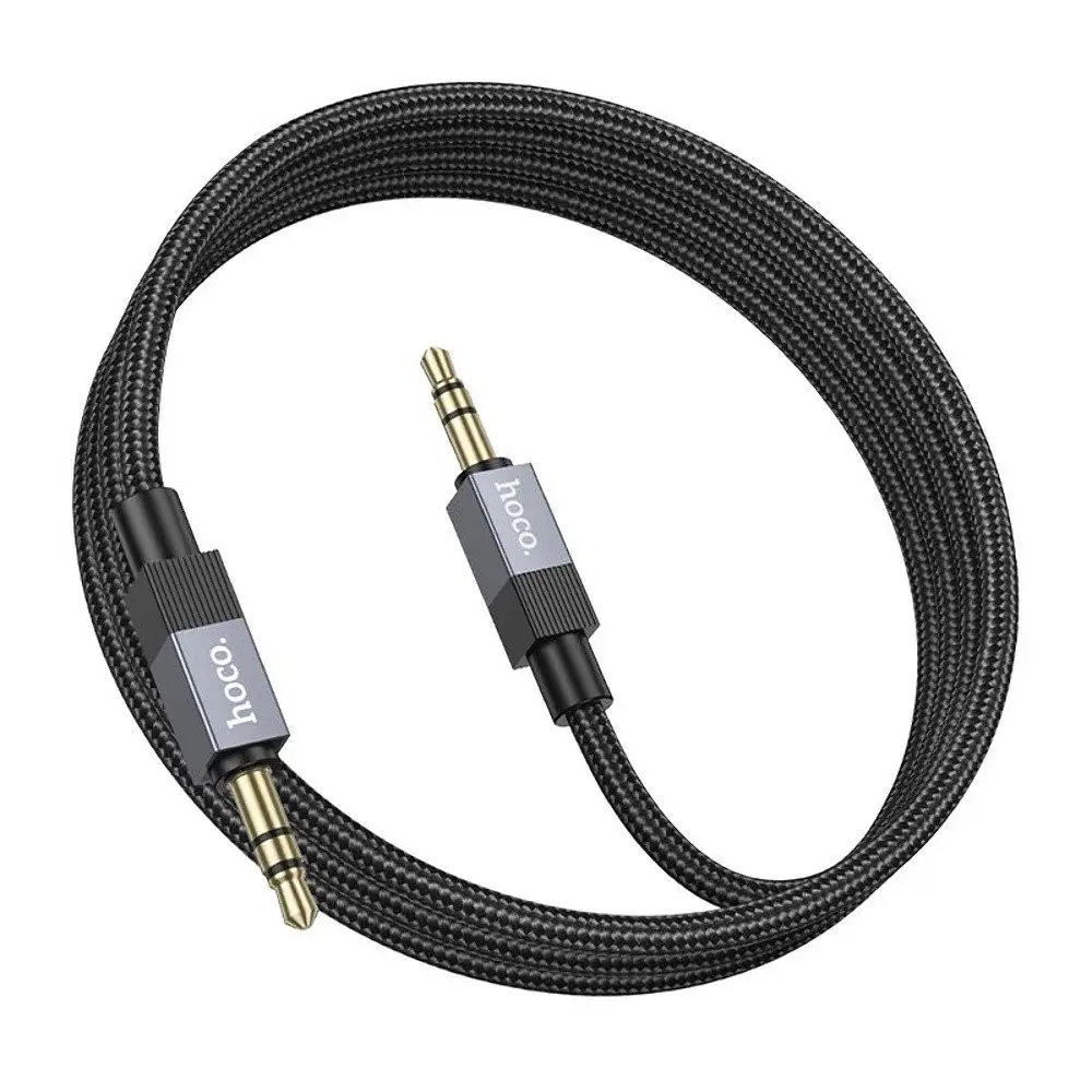 Кабель Hoco UPA32 Jack 3.5 to Jack 3.5 1 м чорний - фото 5