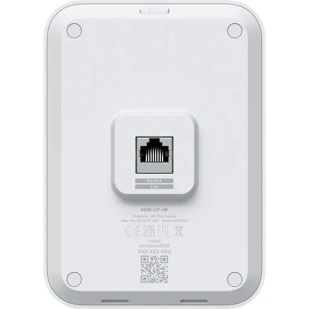 Точка доступу Wi-Fi Ubiquiti UniFi 7 In-Wall (U7-IW) - фото 5