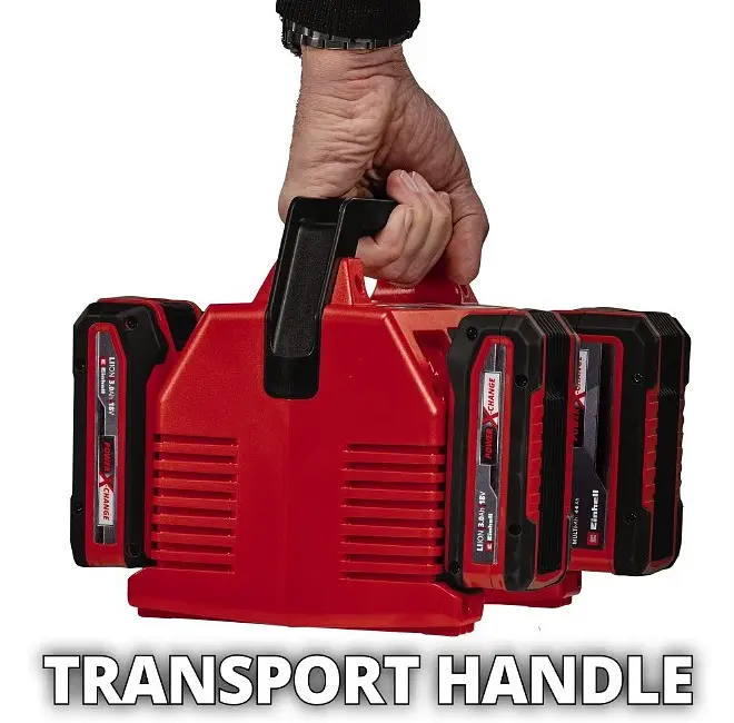 Зарядное устройство 2x2 Power X-Quattrocharger 4A PXC 18В 4А Einhell hoz0014303 - фото 5