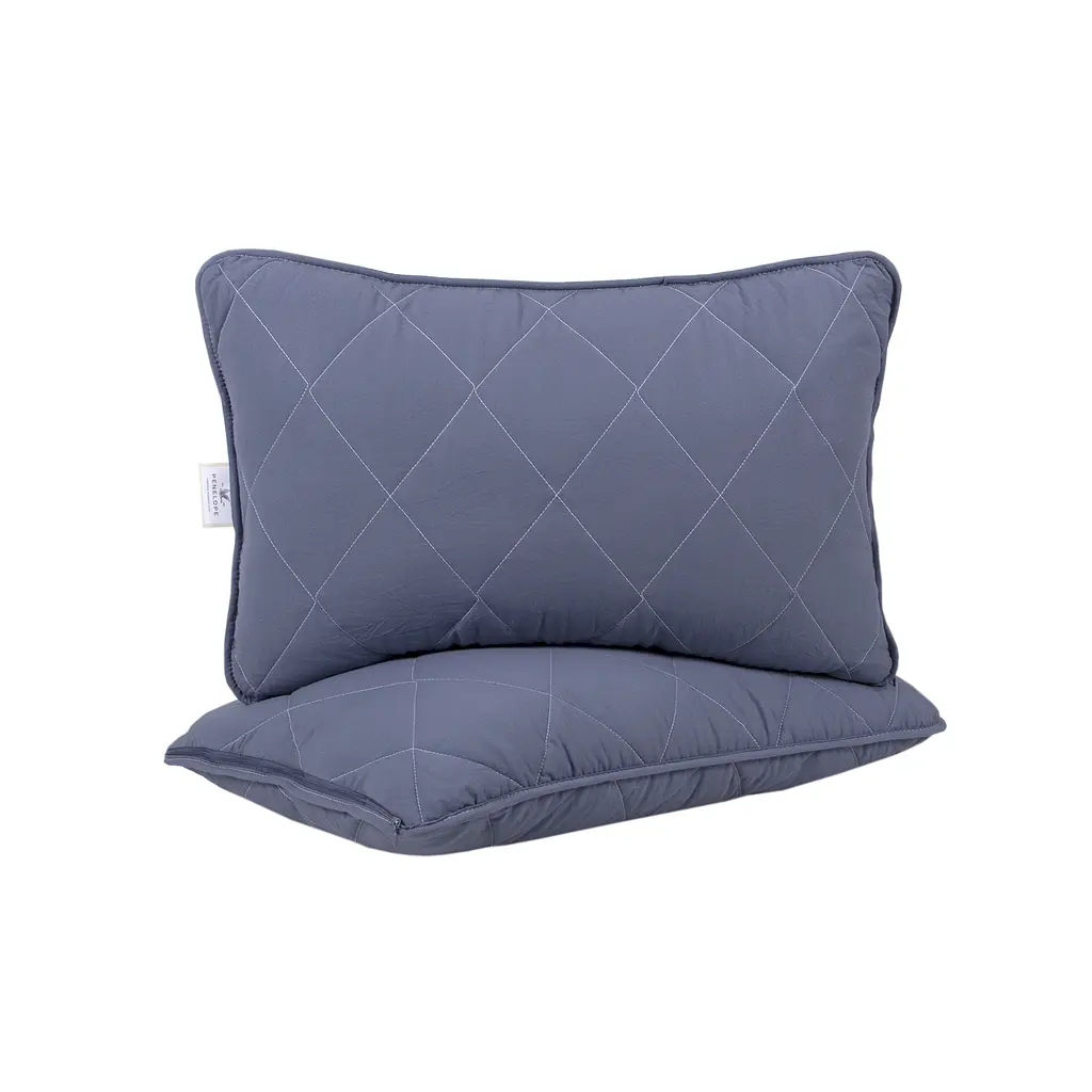 Набор одеяло с подушками Penelope - Colors in Comfort denim деним евро - фото 3