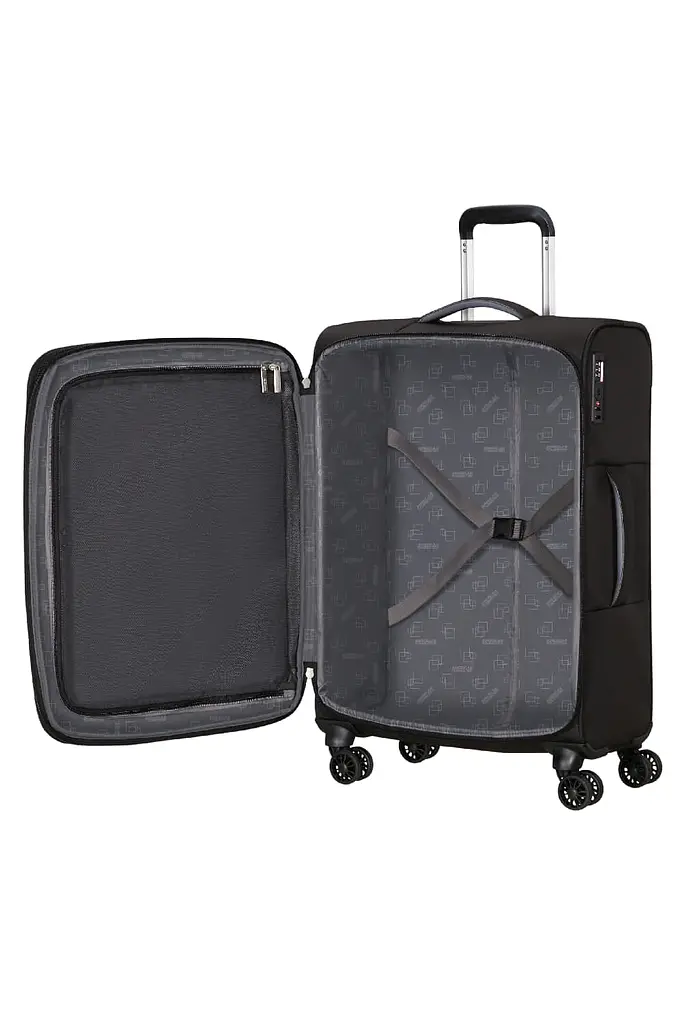 Чемодан 67 См American Tourister CLOUDRIDER JET BLACK 67x44x26(28) MJ4*09005 - фото 2