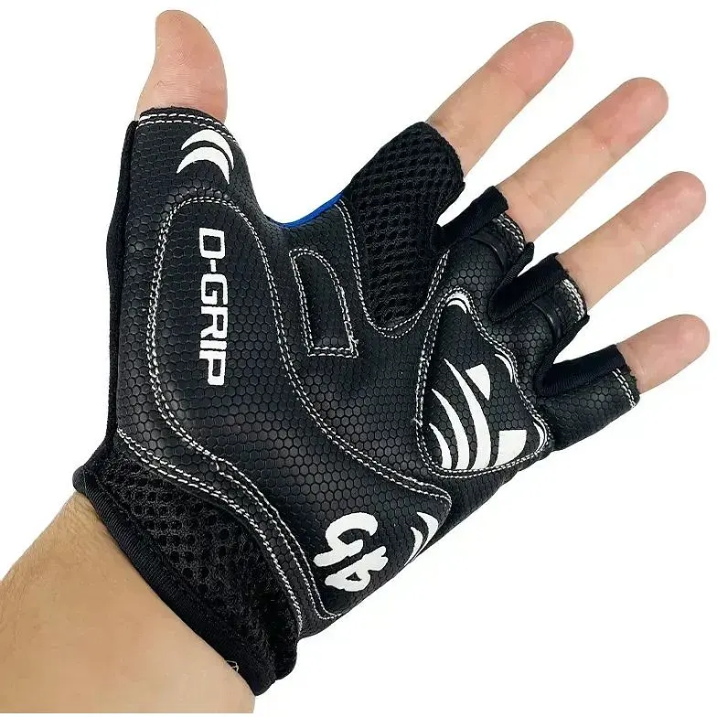Велоруковицы Good Bike D-Grip короткий палец размер L синие (94506Blue-IS) - фото 5