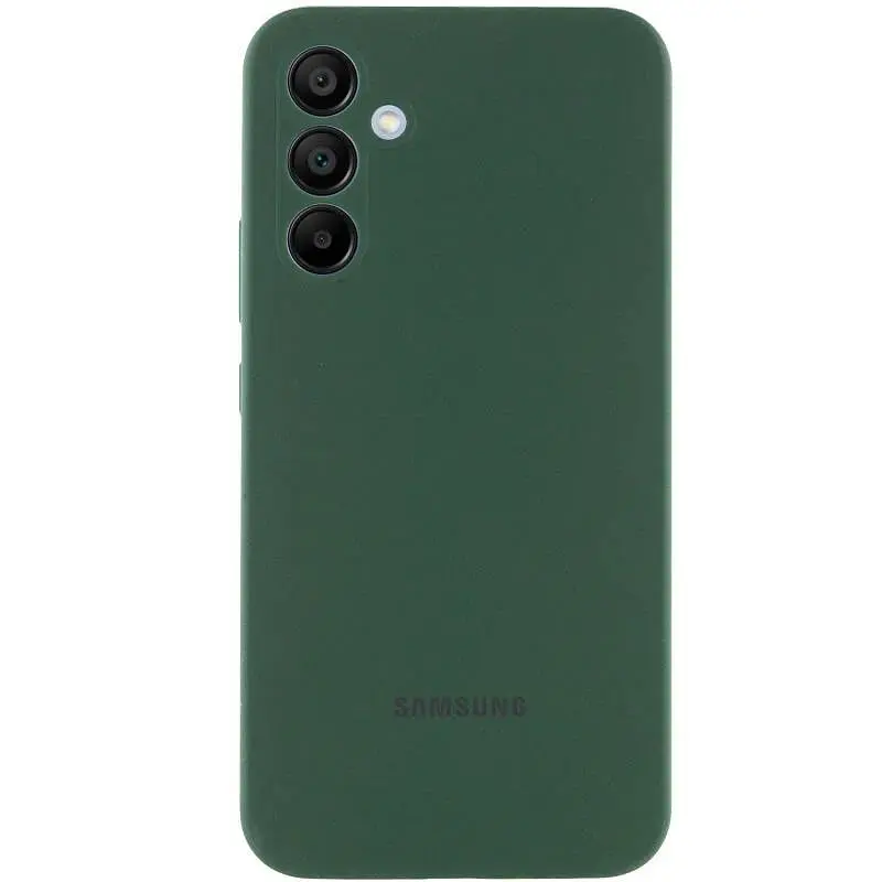 Чохол Silicone Cover Lakshmi Full Camera (AAA) with Logo для Samsung Galaxy S25 Edge Зелений / Cyprus Green - фото 2