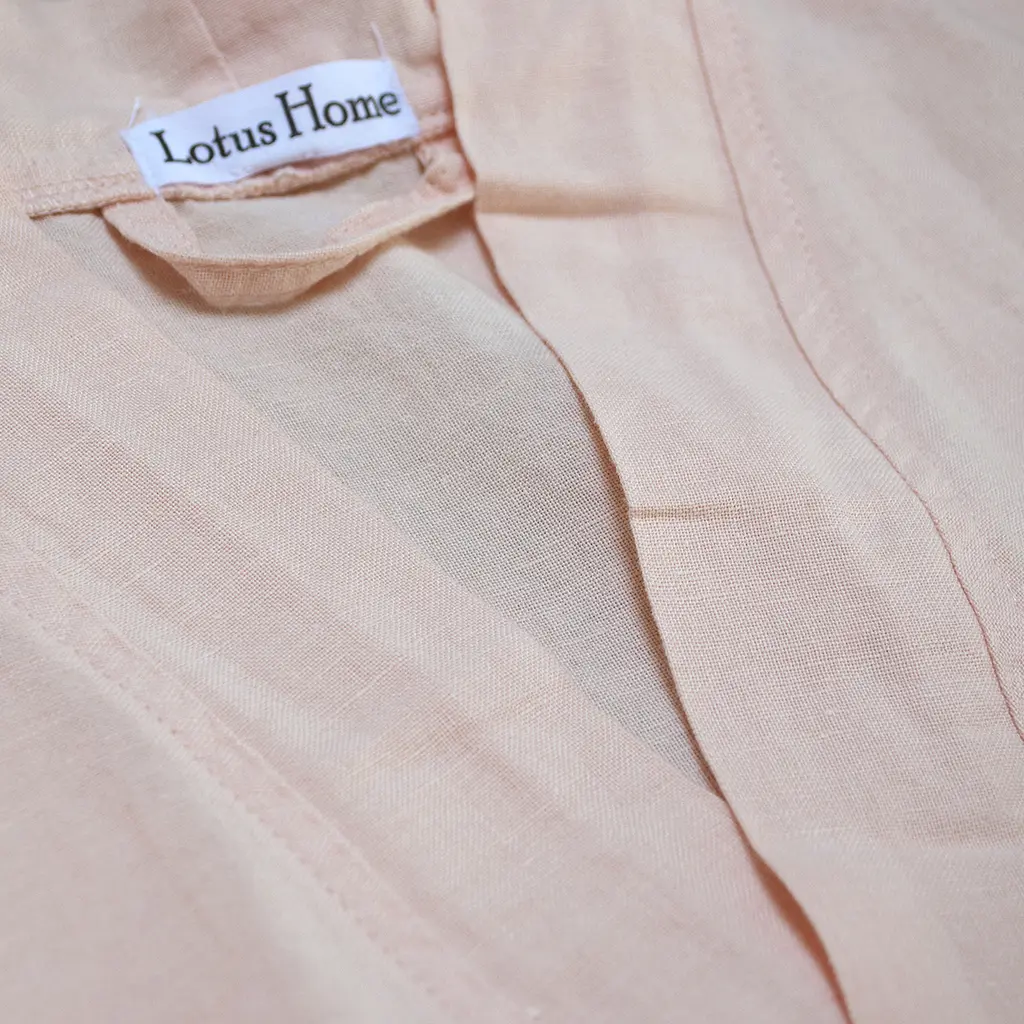 Халат-кимоно со льна Lotus Home - Madrida пудра L/XL - фото 5