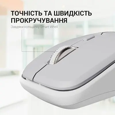 Компьютерная мышка OfficePro (M267G) Silent Click Wireless Gray (M267G) - фото 8