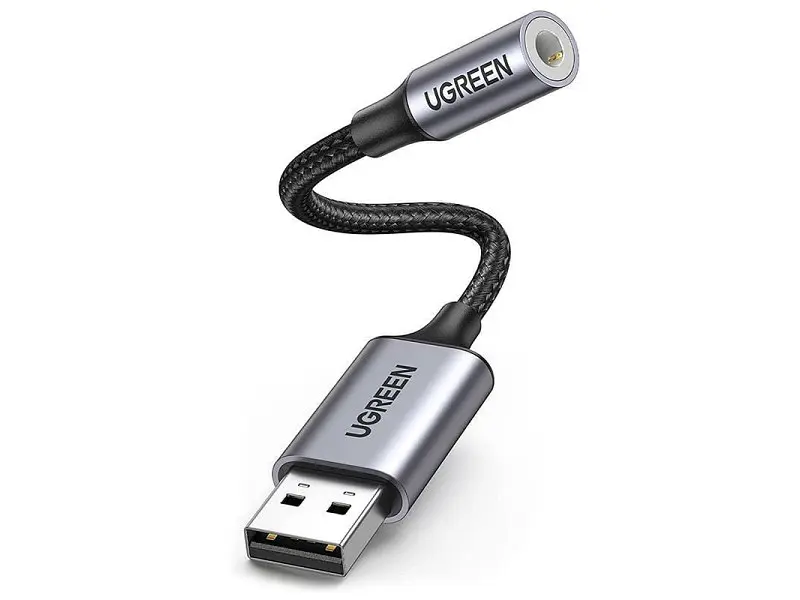 Звукова карта UGREEN CM477 Gray (30757) - фото 4