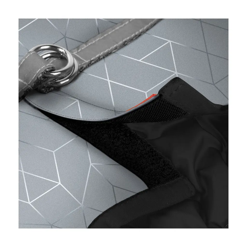 Шлея для собак WAUDOG Clothes з QR-паспортом ХS4 сіра (2929) - фото 3