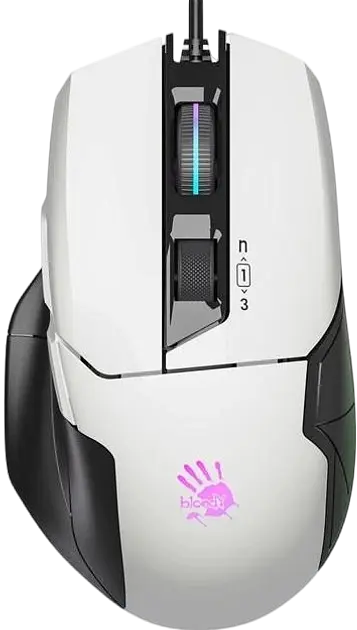 Миша A4Tech Bloody W70 Max RGB Panda White