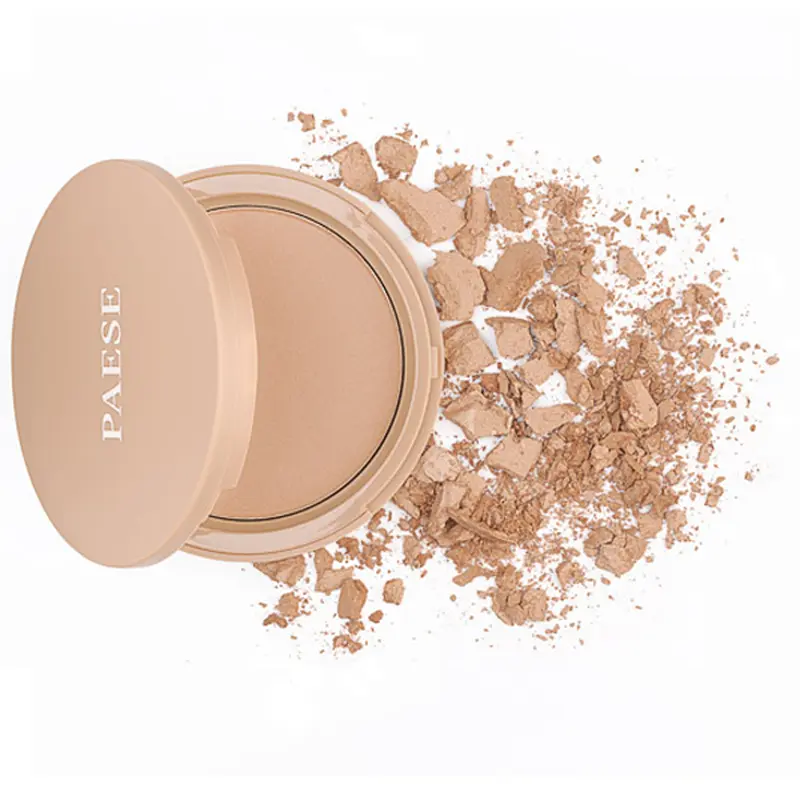 Пудра компактная Paese Glowing Powder Mgla дымчатая с бархатистой формулой светящаяся тон 13 (Golden Beige) 10 г - фото 4
