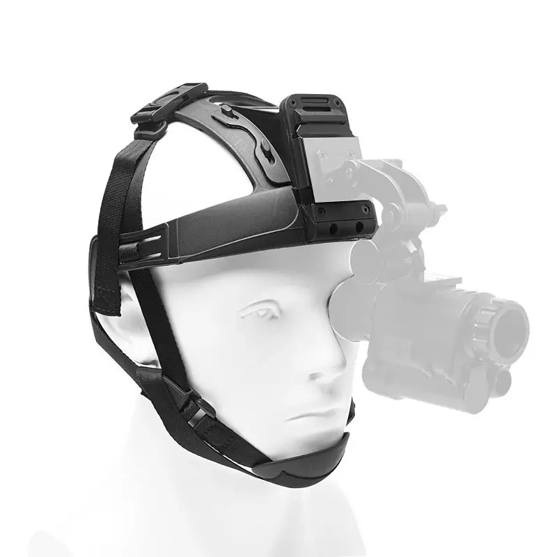 Полімерне NVG кріплення на голову для встановлення підйомного механізму або NVG адаптера Nectronix RO1 (101032) - фото 4