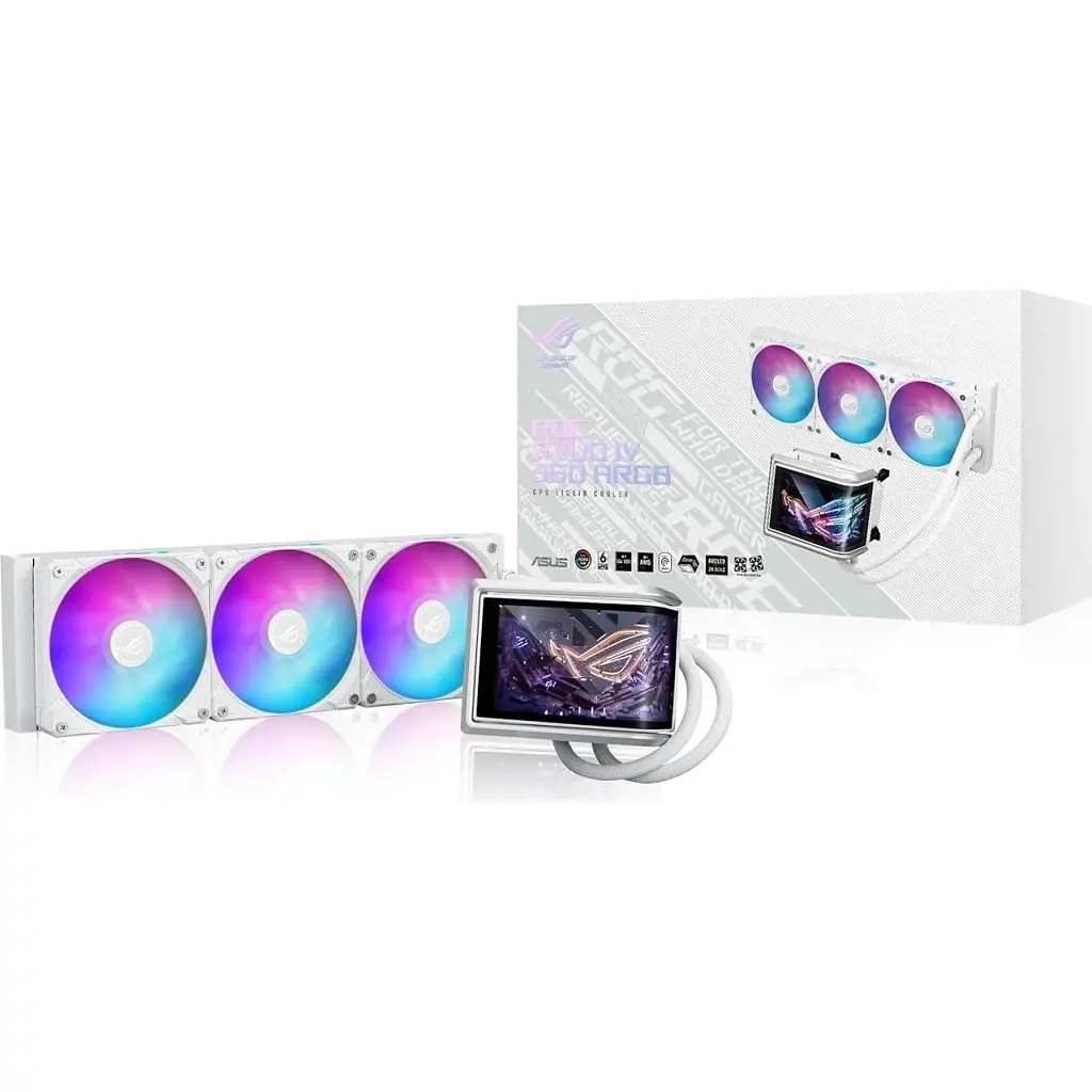 Система рідинного охолодження ASUS ROG-RYUO-IV-360-ARGB-WHITE (90RC01N2-B0EAY0) - фото 7