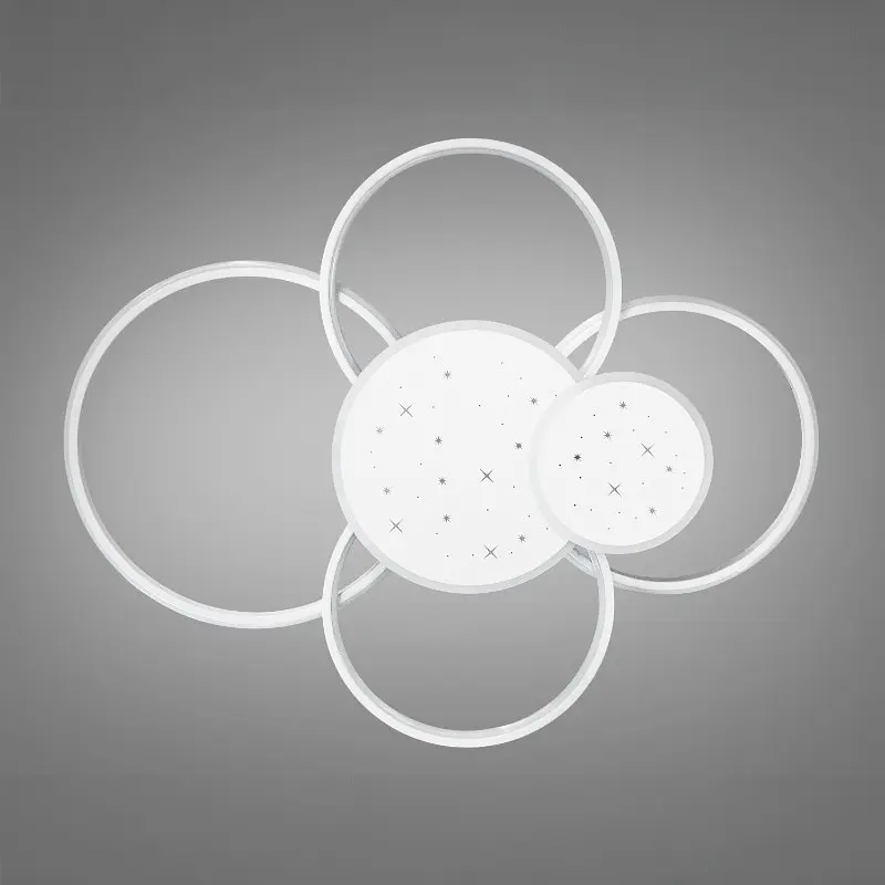 LED люстра модерн 2448WH dimmer - фото 3