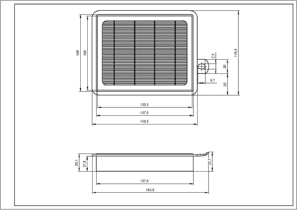 Фільтр вихідний HEPA для пилососа AEG/Electrolux/Philips/Thomas (9001677682-1) - фото 7