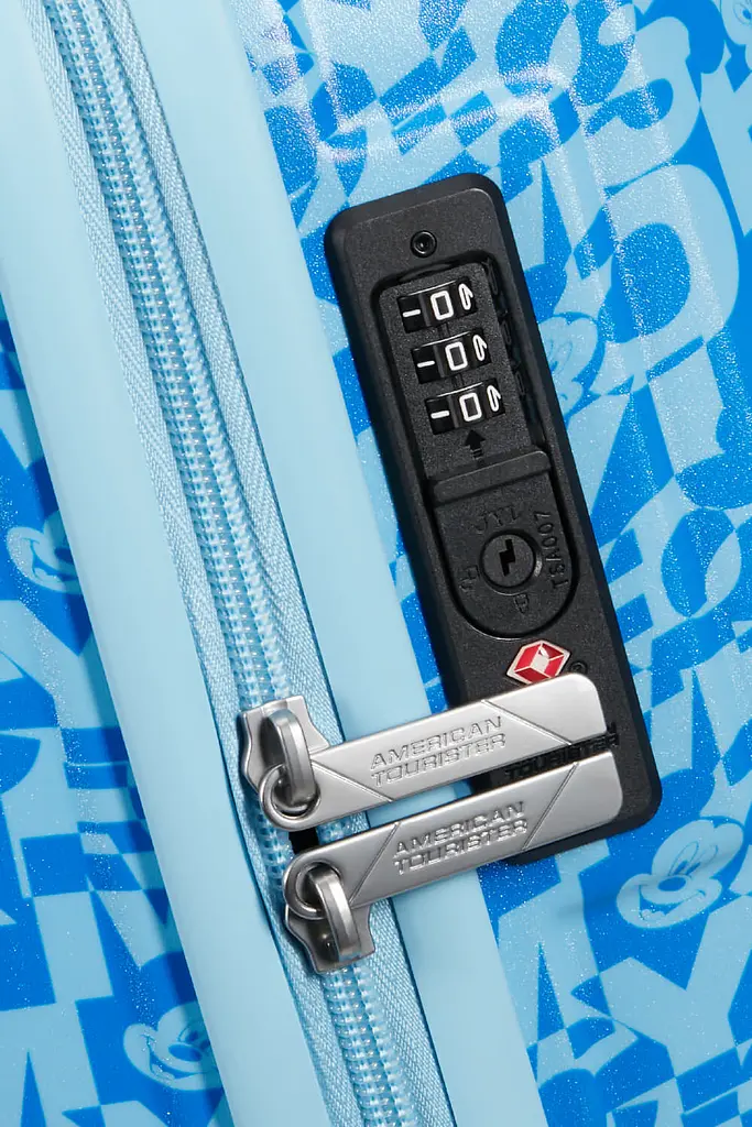 Валіза American Tourister FUNLIGHT DISNEY MICKEY 55 см LENTICULAR BLUE 55х40х20 48C*11001 - фото 3