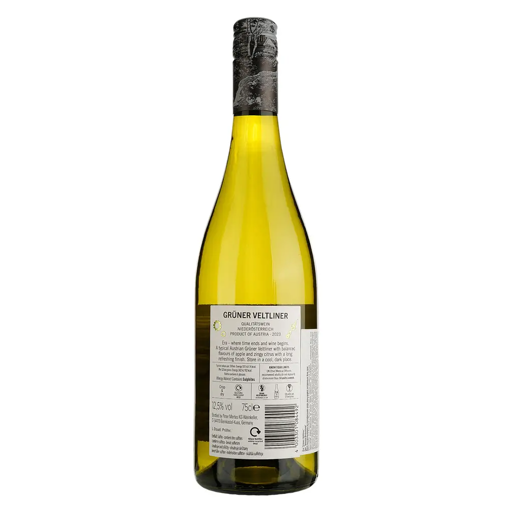 Вино Peter Mertes Ära Grüner Veltliner, белое, сухое, 0,75 л - фото 2