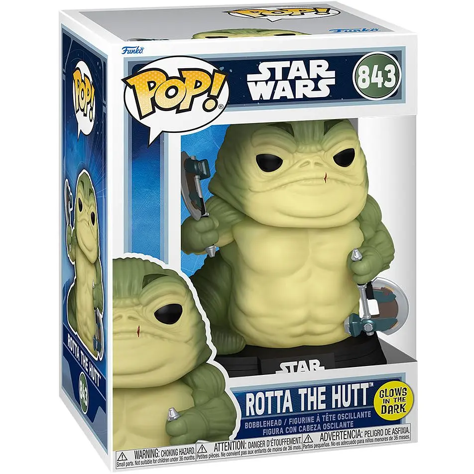 Ігрова фігурка Funko Pop! серії Мандалорець і Ґроґу Ротта Хатт (GW) (90823) - фото 2