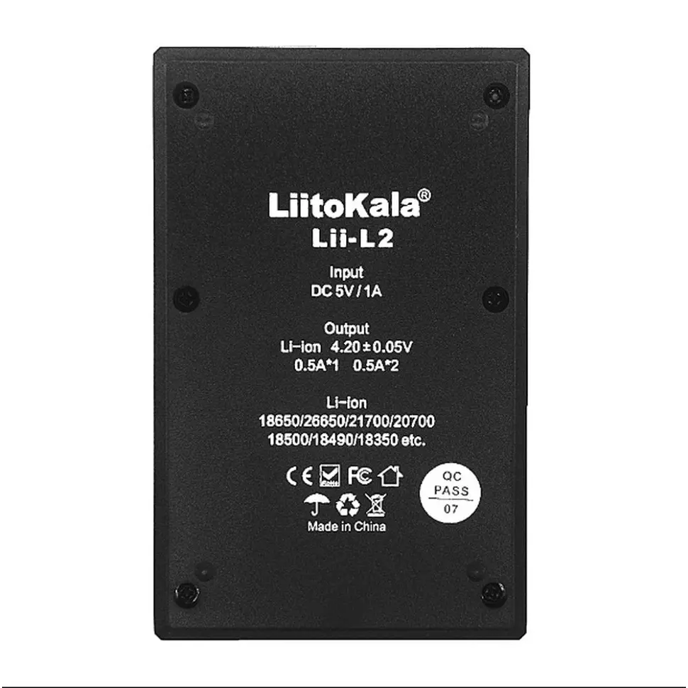 Універсальний зарядний пристрій LiitoKala Lii-L2 на 2 канали - фото 3