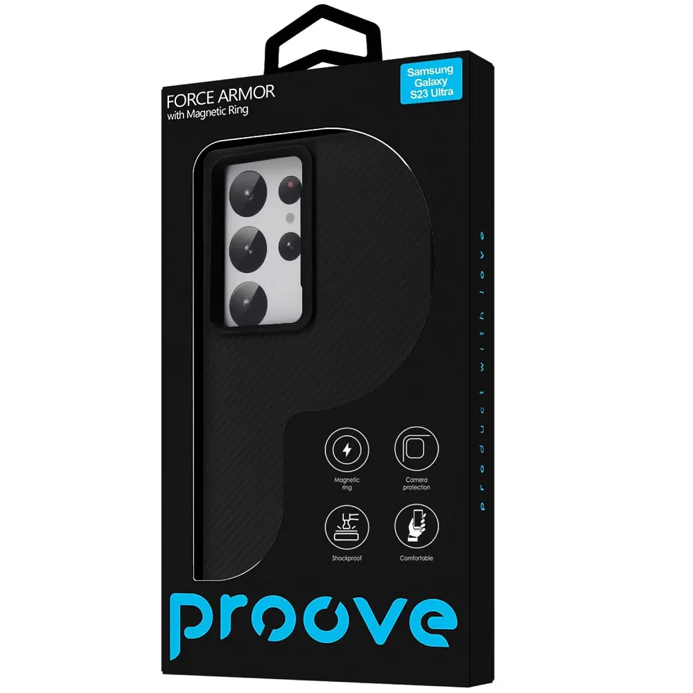 Чохол Proove Force Armor Case with Magnetic Ring Samsung Galaxy S23 Ultra - фото 2