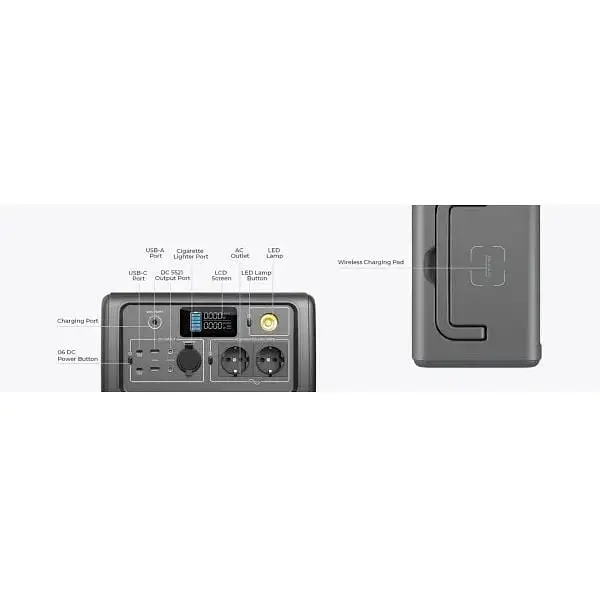 Портативная зарядная станция Bluetti EB70 1000W 716WH - фото 5