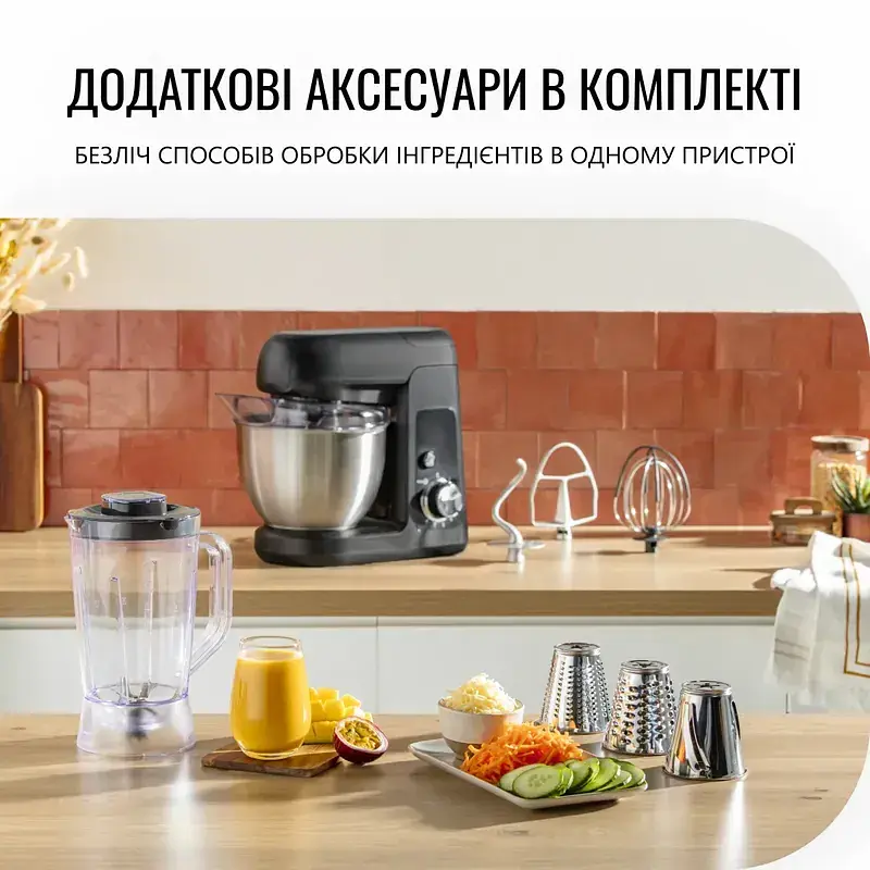 Кухонная машина Tefal Bake Partner черный 1100 Вт (QB522838) - фото 12