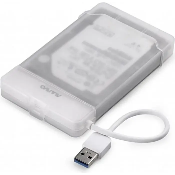 Кишеня зовнішня Maiwo K104-U3S 2.5" USB 3.0 white - фото 3