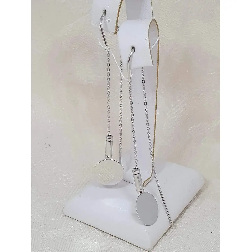 Золотые серьги-протяжки Tango. 580101В - фото 2