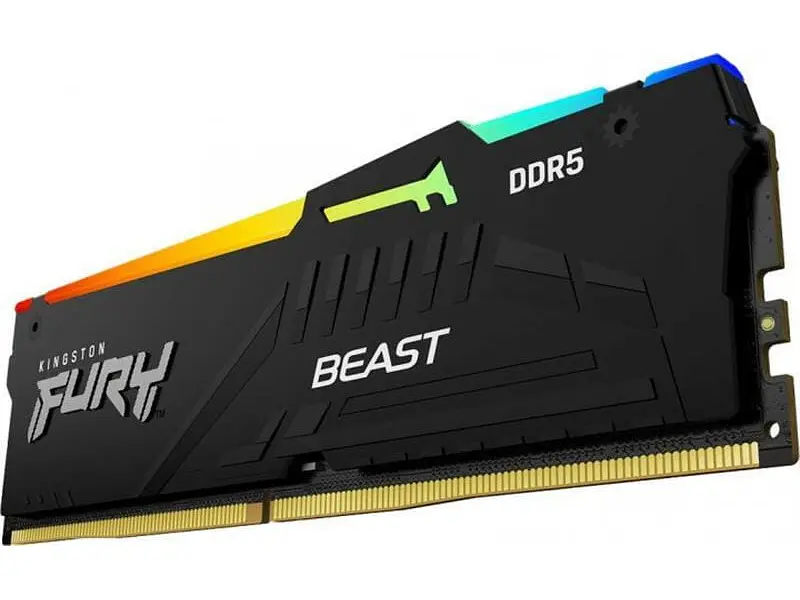 Модуль пам'яті Kingston FURY 32 GB (2x16GB) DDR5 6000 MHz Beast RGB Black (KF560C30BBAK2-32) - фото 3