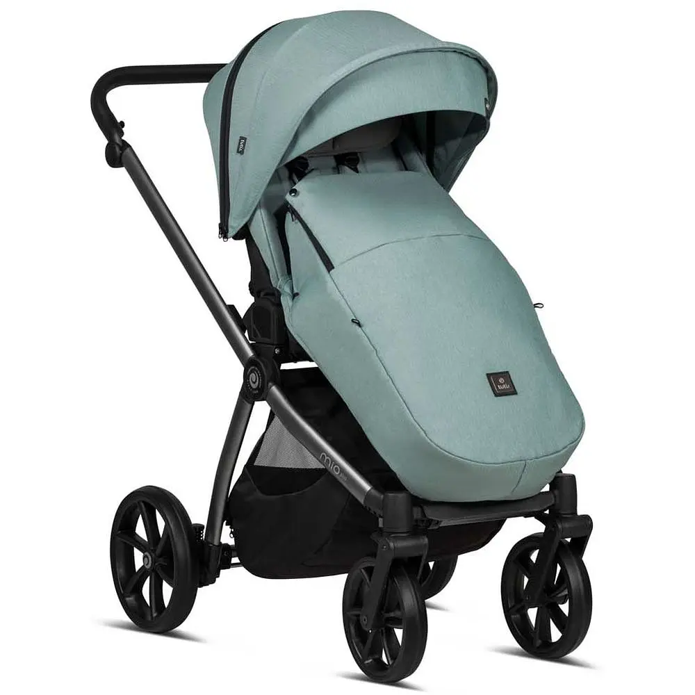 Коляска Tutis Mio Plus Thermo Turquoise, універсальна 2 в 1, бірюзова (1352243) - фото 4