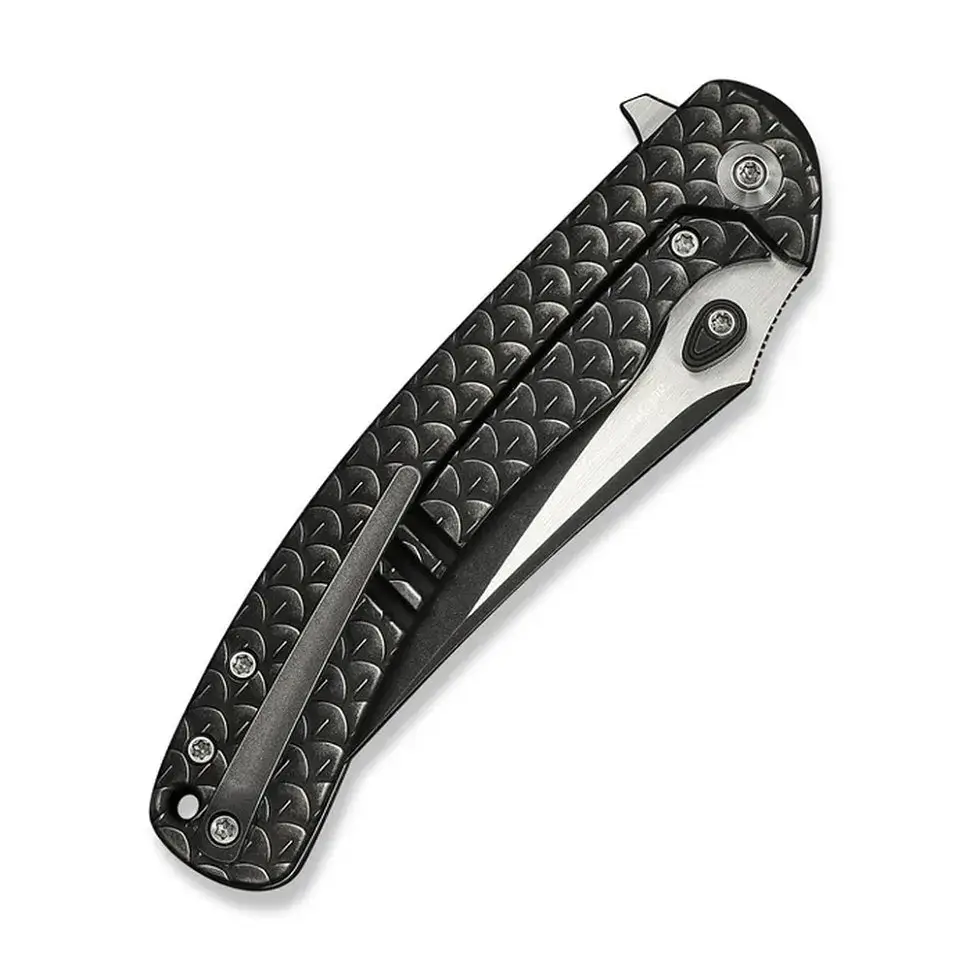 Ніж складаний туристичний Weknife Dracarys, (9.1 см) Böhler M390 / титан 6AL4V чорний - фото 5