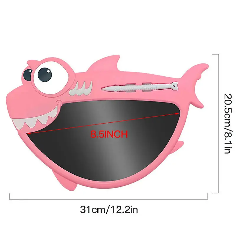 Планшет для малювання Fish 8,5 дюймів Pink - фото 4