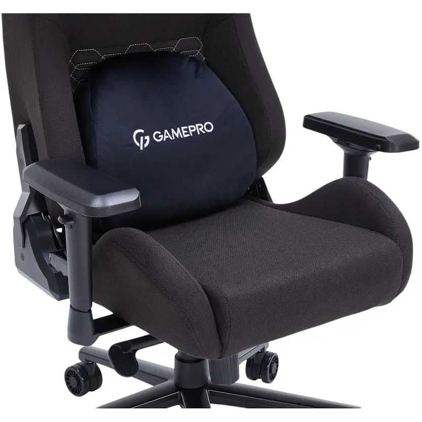 Ігрове крісло GamePro Size XL Fabric Black (GC900B) - фото 14
