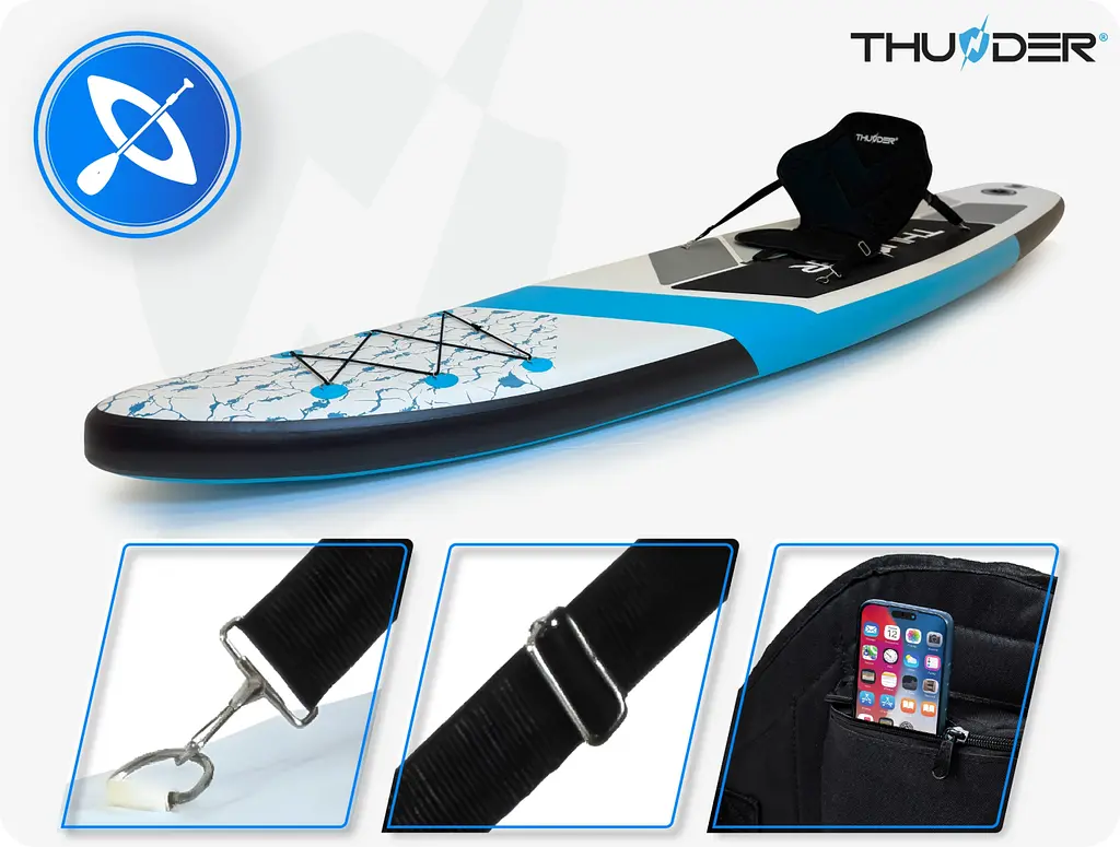 Надувна дошка SUP THUNDER MARIS 320 см з веслом - фото 14