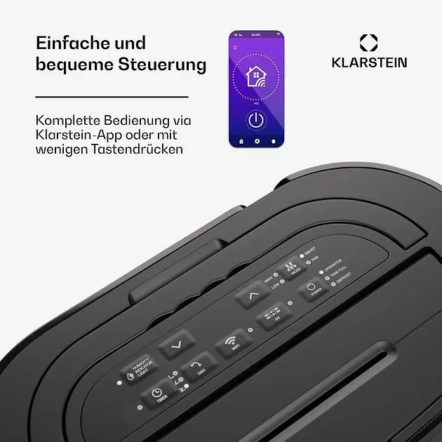 Осушувач повітря Klarstein DryFy Pro Connect 20л (10045550) - фото 6