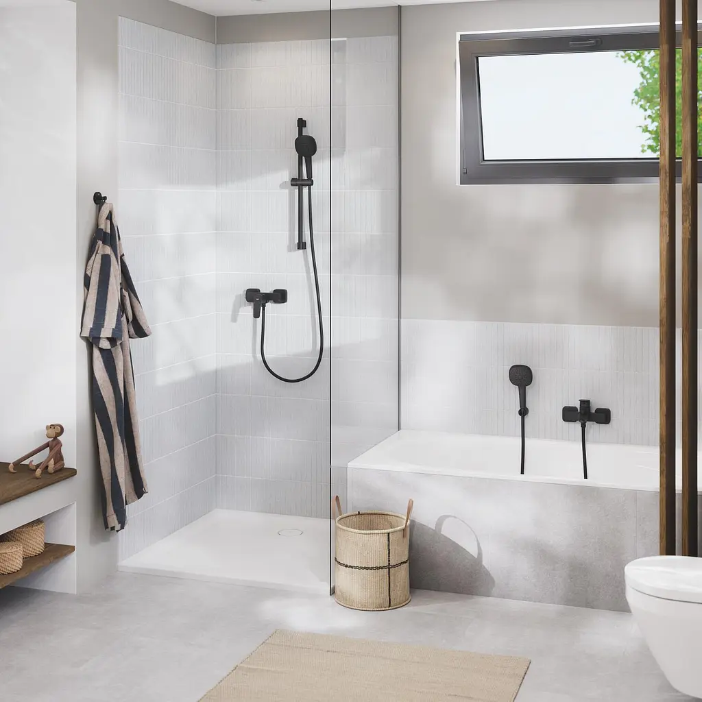 Душовий гарнітур Grohe Tempesta Cube 3 режими струменя 110 275882433, Чорний матовий - фото 5