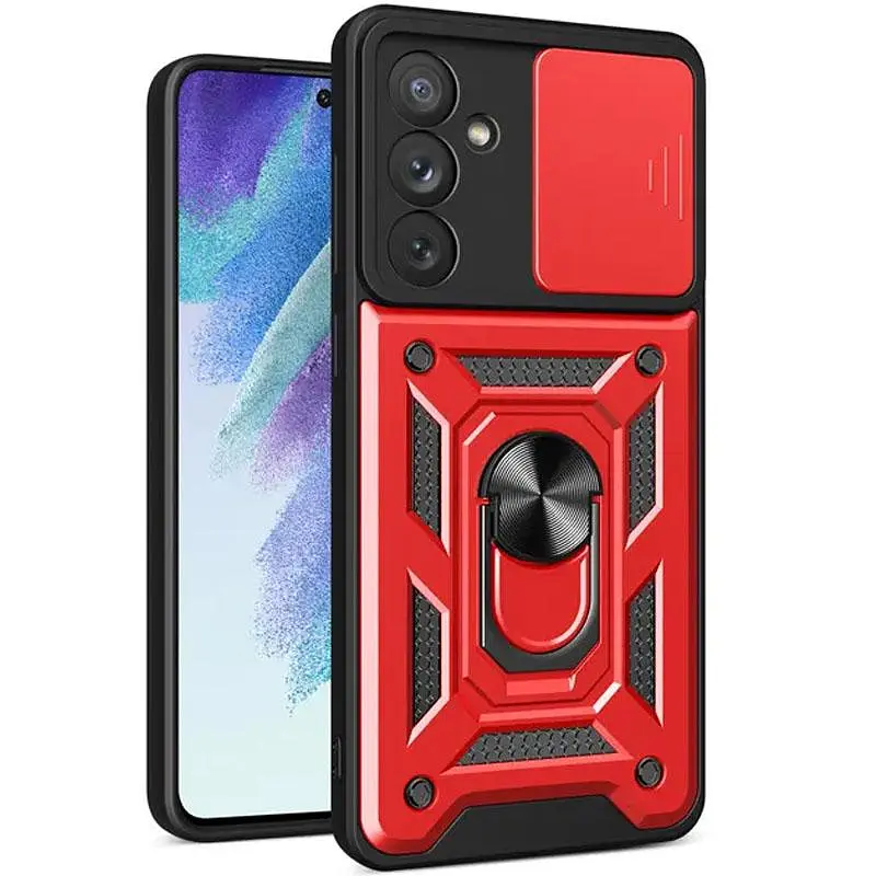 Чохол Ummi Camshield Serge Ring для Samsung Galaxy A35 Червоний/Red - фото 1