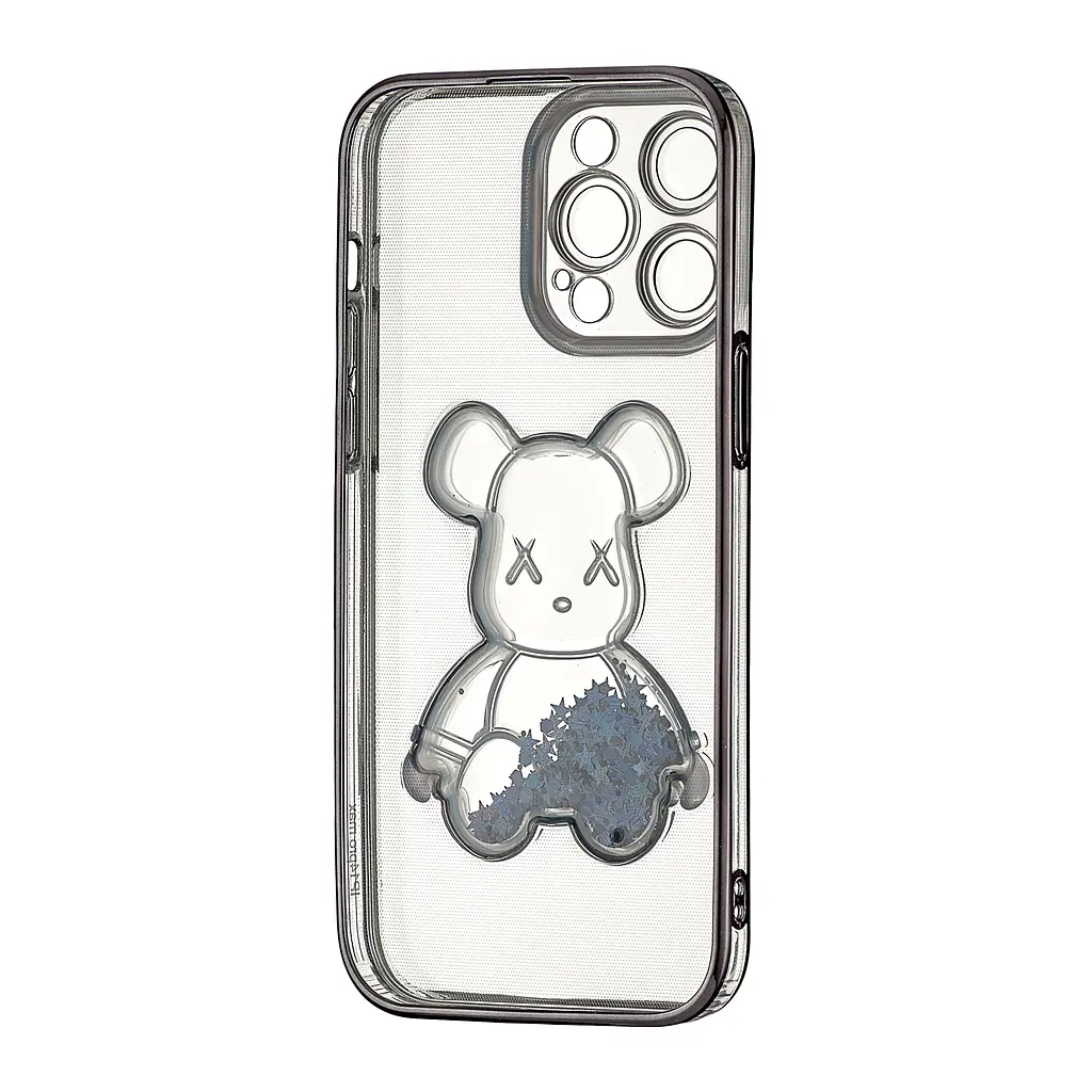Чохол Shining Bear Case Protected Camera iPhone 14 Pro Max Black - фото 3