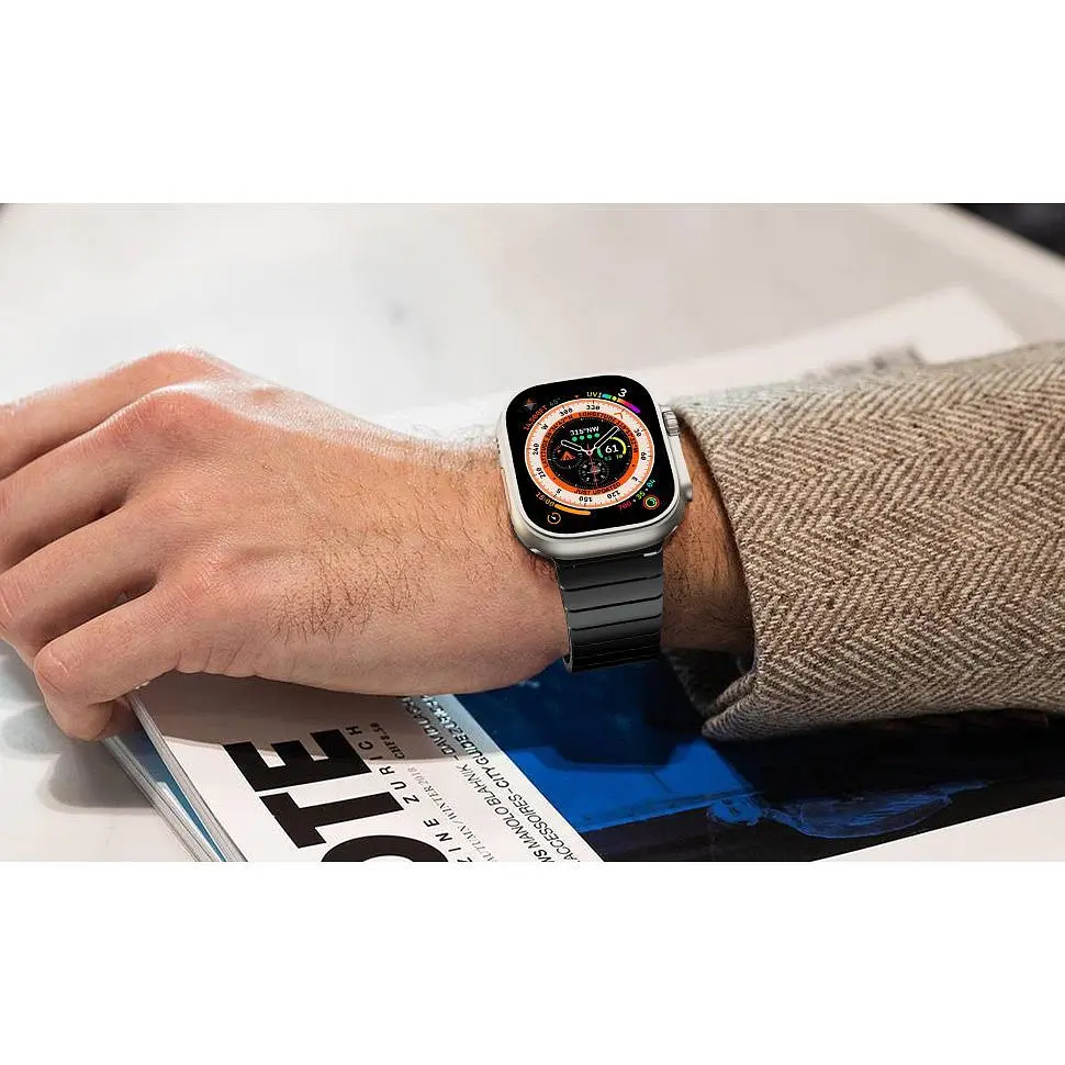 Ремінець DK Stainless Steel для Apple Watch 49/46/45/44/42mm Black [117289] - фото 5