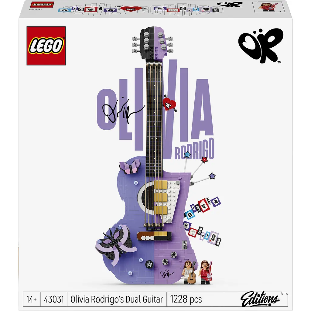 Конструктор LEGO Editions Music Подвійна гітара Олівії Родріґо 1228 ел. (43031) - фото 3