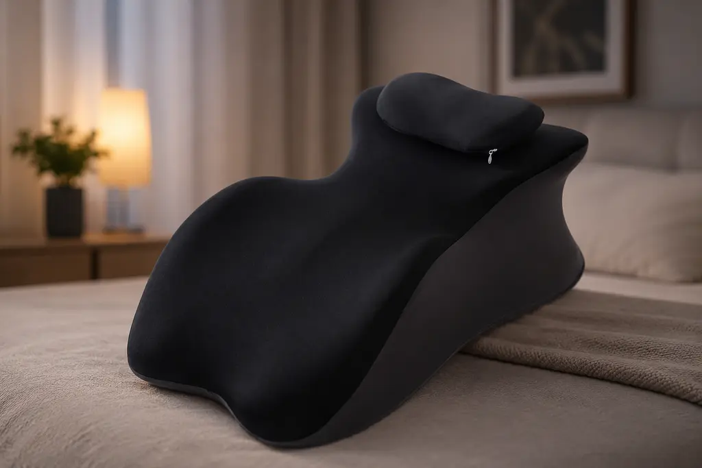 Подушка ортопедична pillow-06 / Подушка клиноподібна для сну з поліестеру / Ортопедична подушка для підтримки тіла Relax Pillow - фото 2