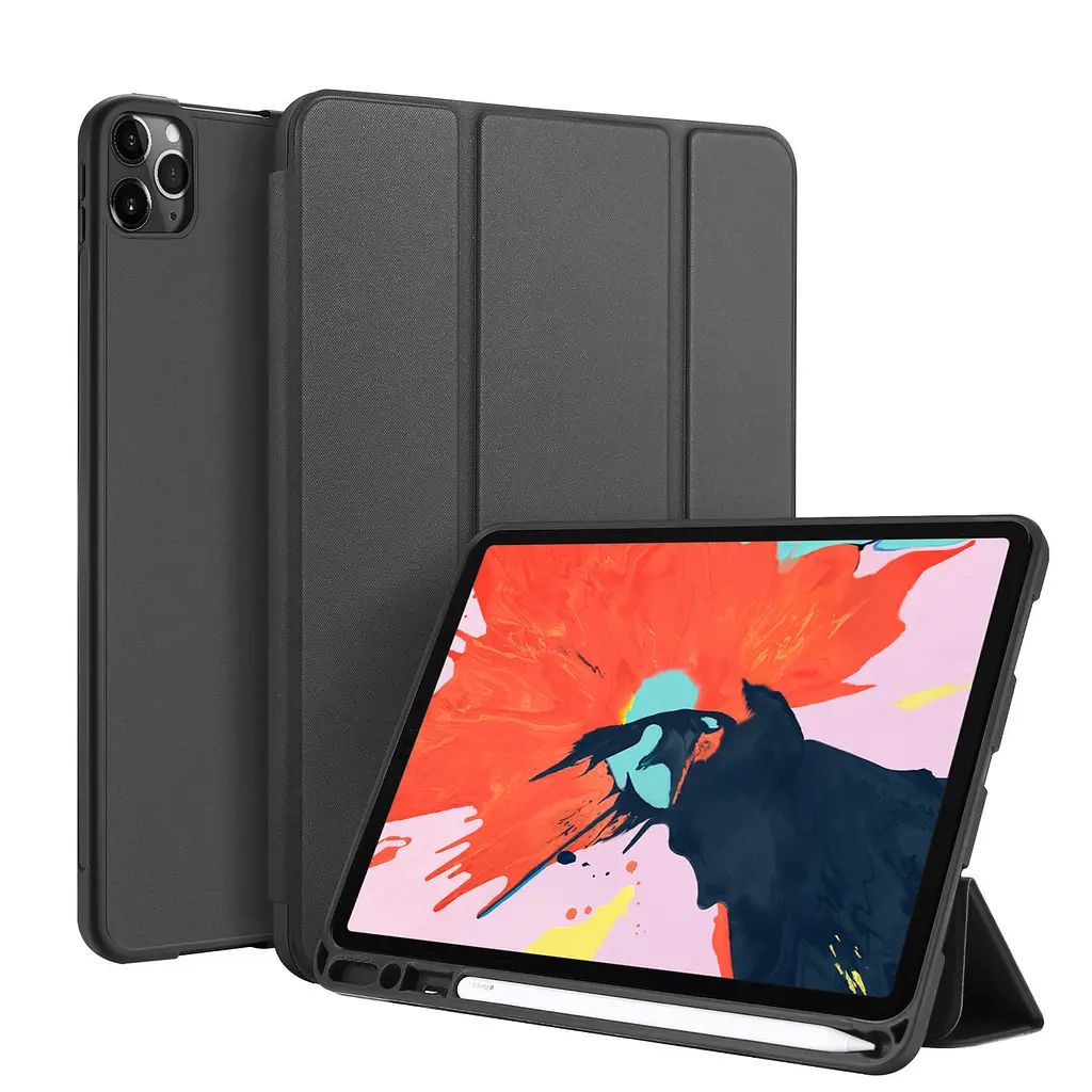 Чохол-книжка CDK для Apple iPad Air 11" M3 2025 екошкіра/силікон Smart Case cлот стилус (011190) black - фото 8