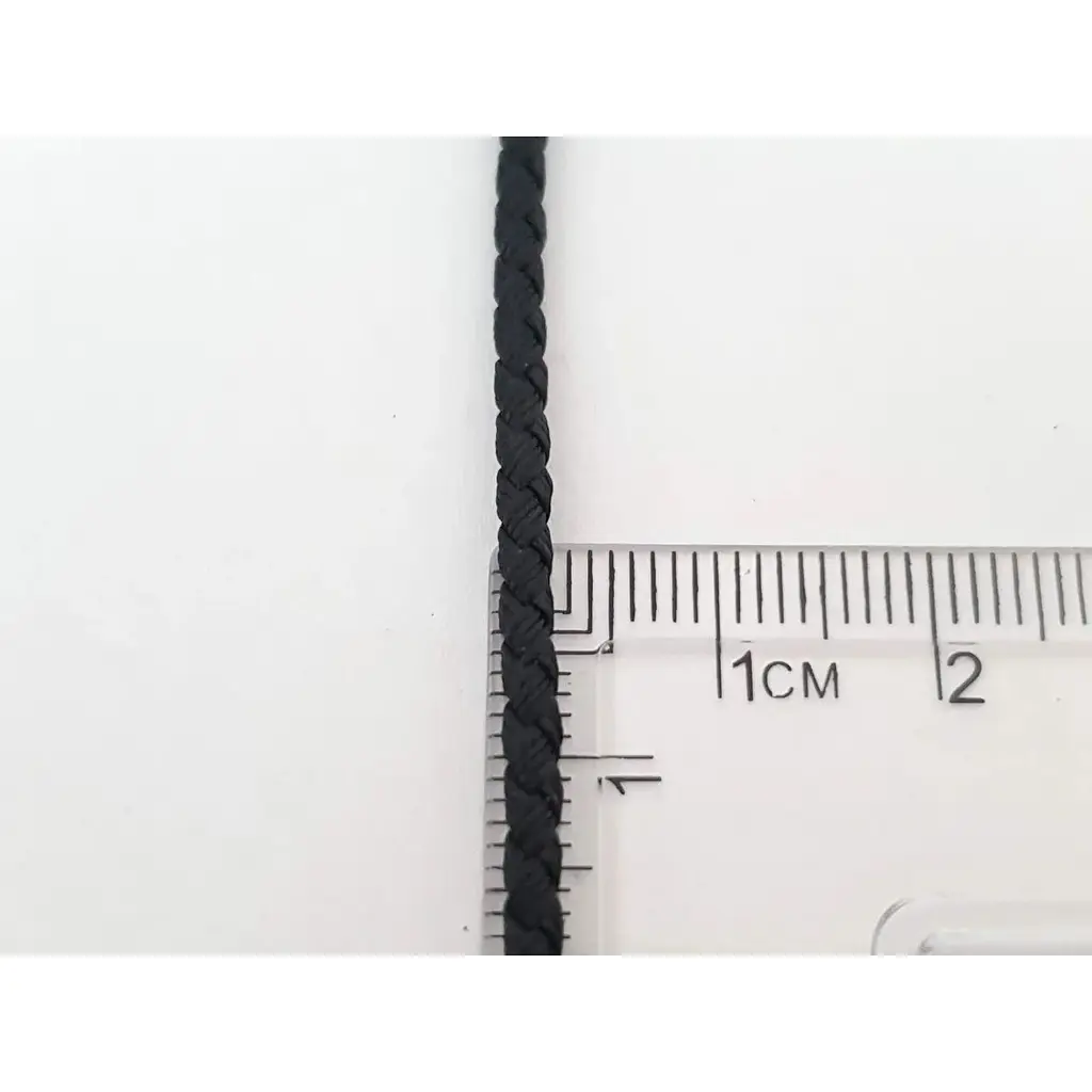 Ювелирный шнурок из текстиля Малина с серебряными вставками. 302/Р 45 - фото 4