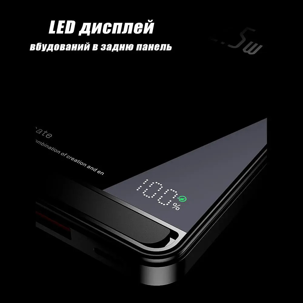 Бездротовий Повербанк з Бездротовою Зарядкою 10000 mAh 20W MagSafe Powerbank для iPhone Повербанк c Магсейф Магнітний Максейф - фото 6