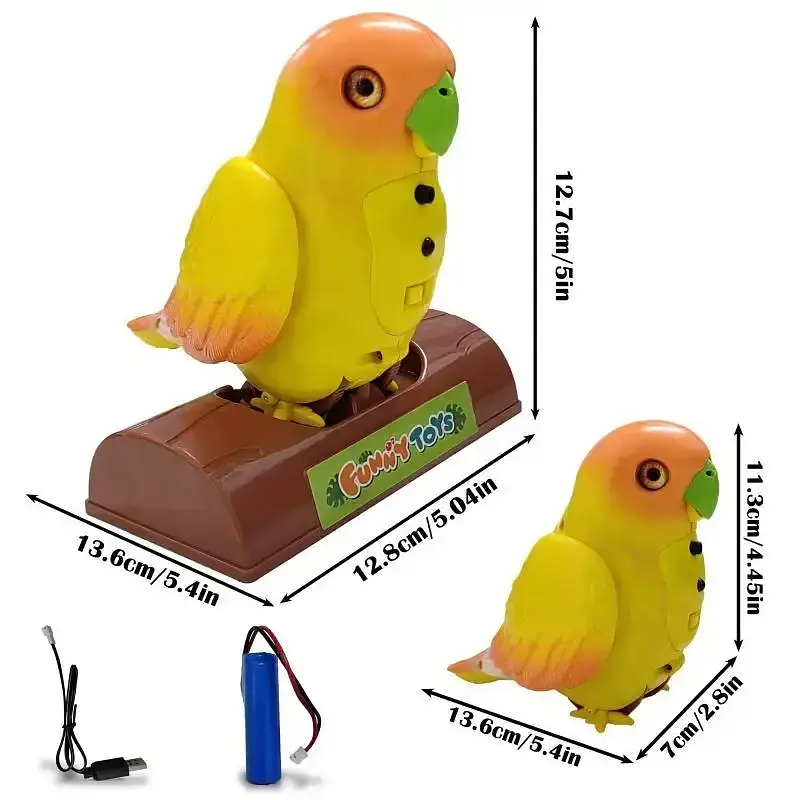 Іграшка-повторювач Funny Parrot TT8005 Синій - фото 3