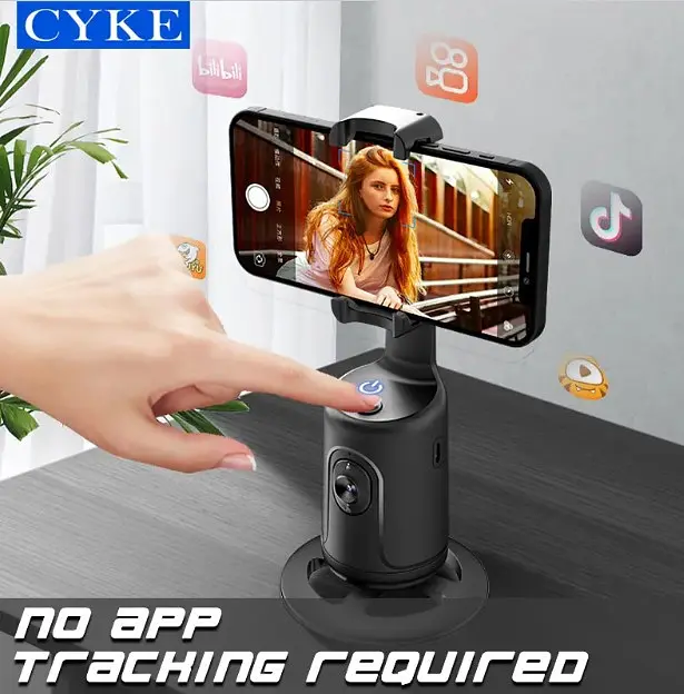 Штатив із датчиком руху Selfie Stick Auto Face Tracking Black - фото 3