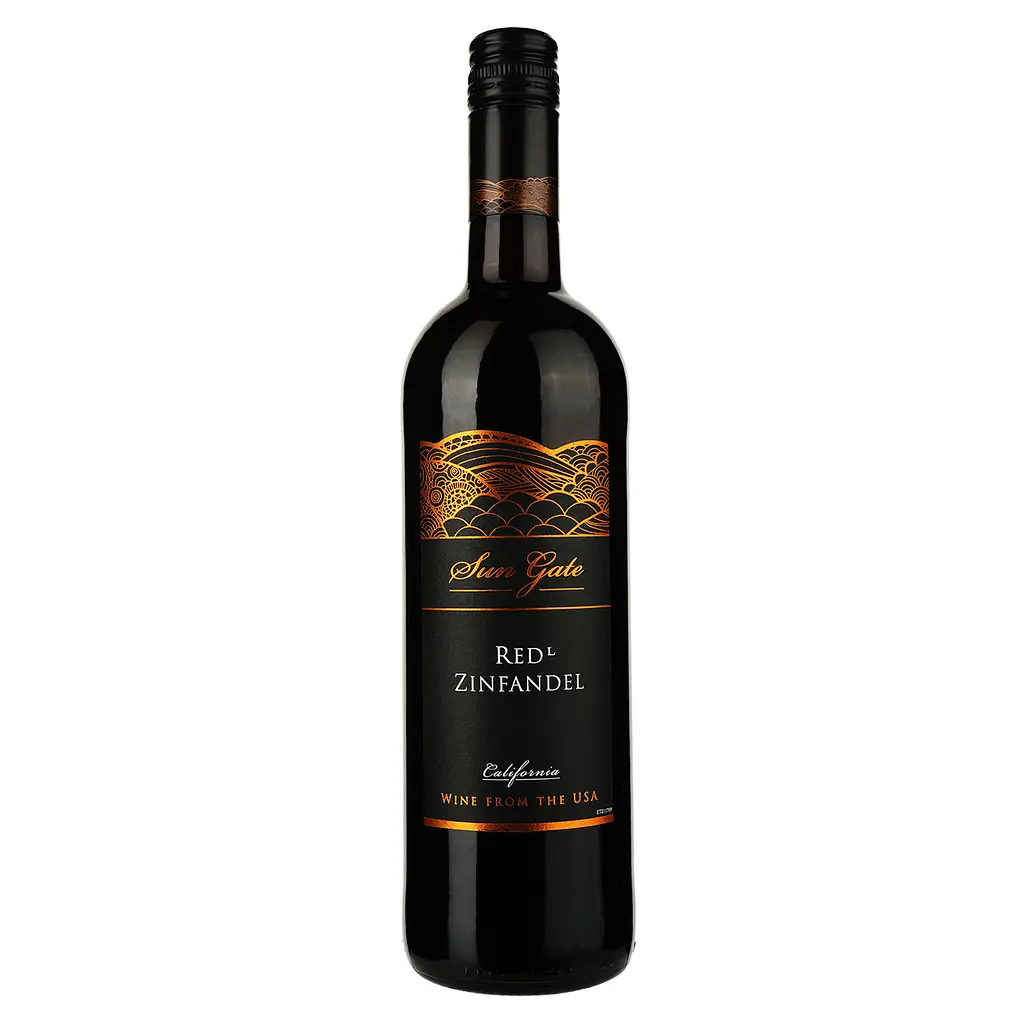 Вино Sun Gate Zinfandel 2020, червоне, сухе, 13%, 0,75 л (35395) - фото 2