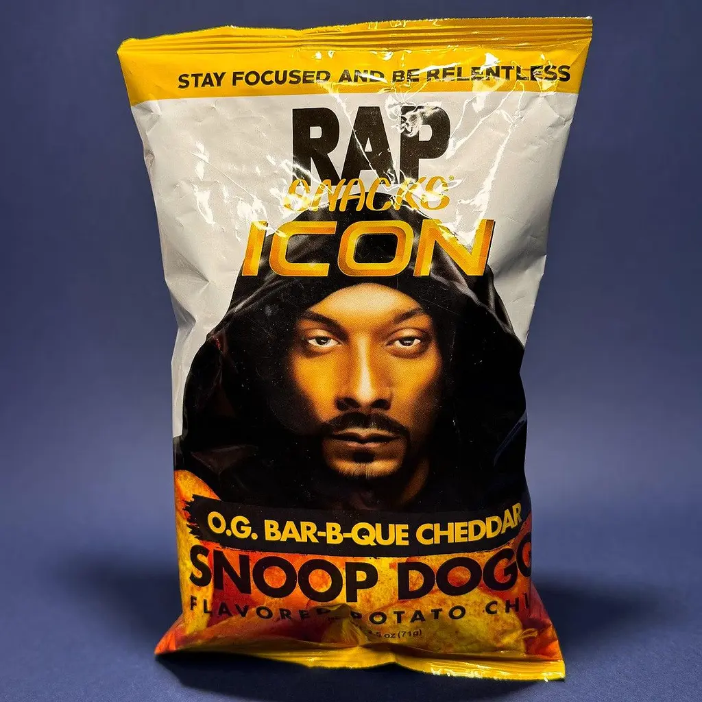 Чіпси Rap Snacks Icon Snoop Dog BBQ Cheddar 71 г