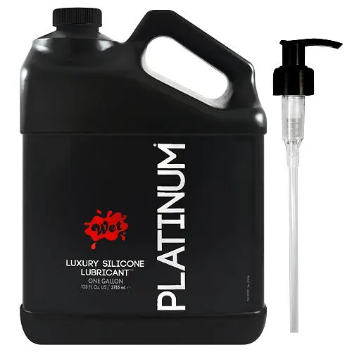 Лубрикант на силіконовій основі Wet Platinum One Gallon 3785 мл - фото 2